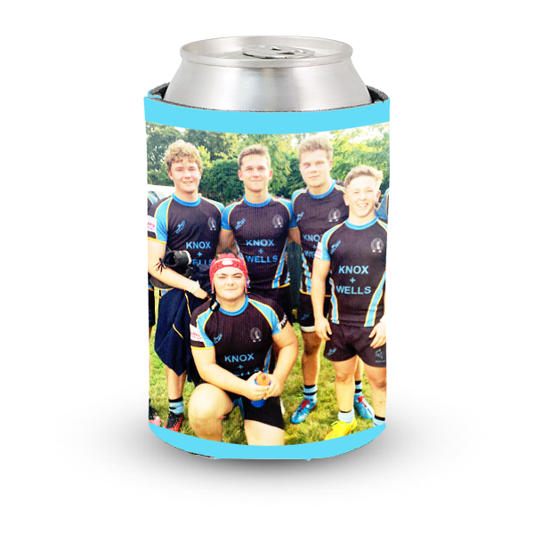Best custom full coverage koozie rugby gifts