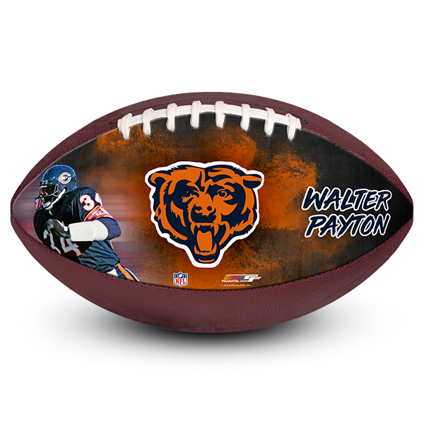 Best photo sports customized football chicago bears walter payton fan gift