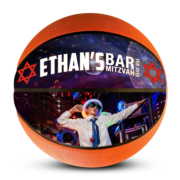 Best Photo Sports Personalized Basketball Bar Mitzvah Athlete Sports Fan Party Favor