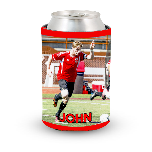 Personalised bar mitzvah gift for soccer ball koozie gift designs