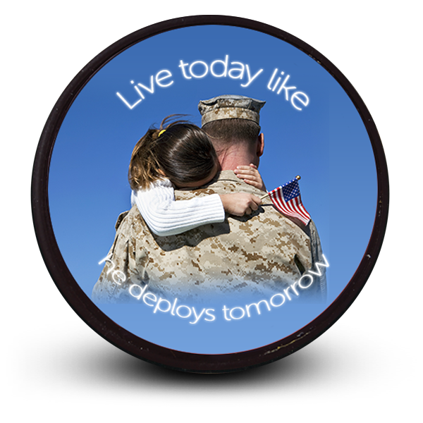 Best Photo Sports Personalized Hockey Puck to Honor our Military