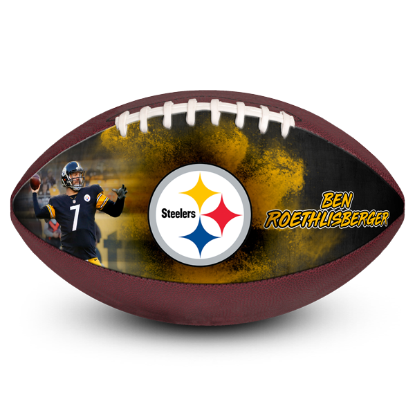 Customized best picture football ben roethlisberger pittsburgh steelers birthday gifts