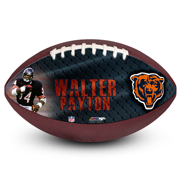 Customized best picture football walter payton chicago bears gift