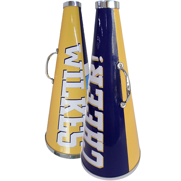 Personal cheerleading megaphones idea for season opening games