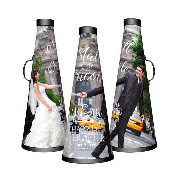 Best Photo Sports Personalized Photo Cheerleading megaphones Wedding favors Gifts