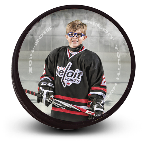 Custom coach hockey party hockey puck create aau gift ideas