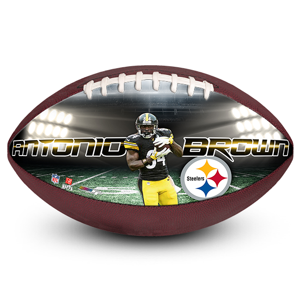 Customized best picture football antonio brown pittsburgh steelers gift