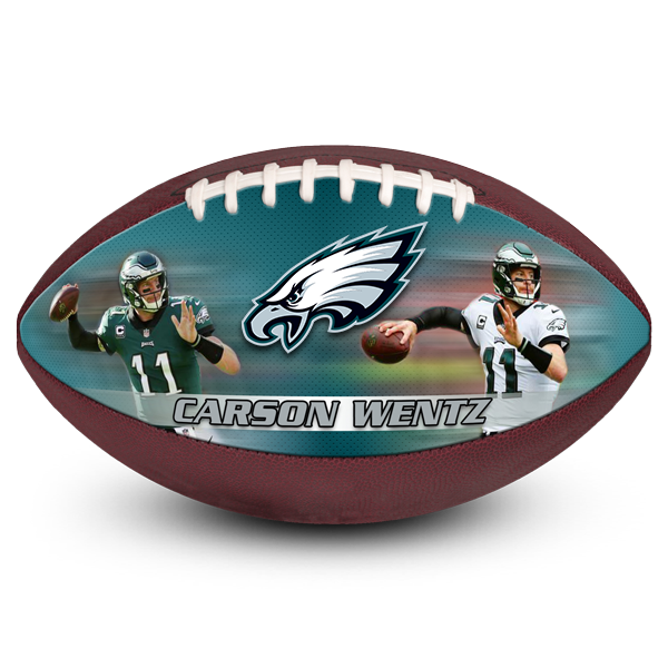 Best photo sports personalized football Philadelphia Eagles Carson Wentz fan gift
