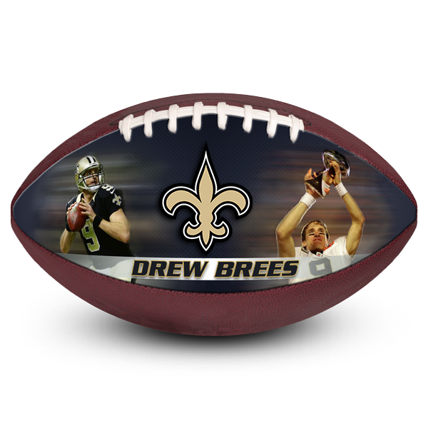 Best photo sports personalized football New Orleans Saints Drew Brees fan gift