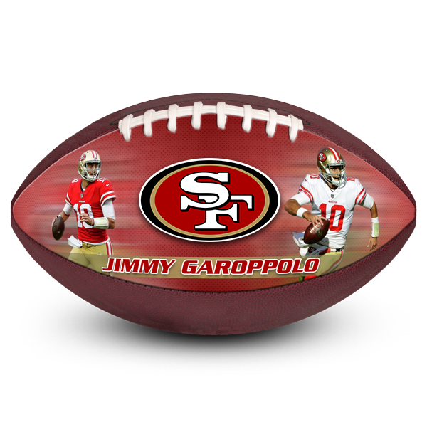 Best photo sports personalized football jimmy garoppolo 49ers birthday gift
