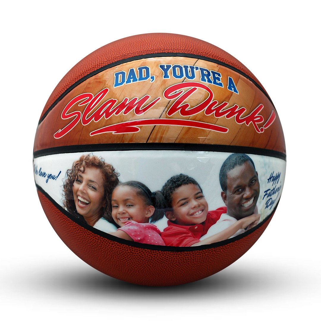 Custom engraved basketball ideas for fathers day