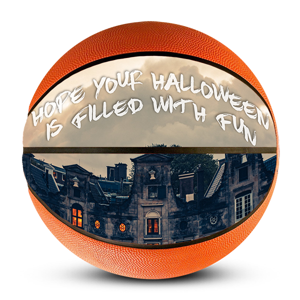Custom engraved basketball ideas for halloween