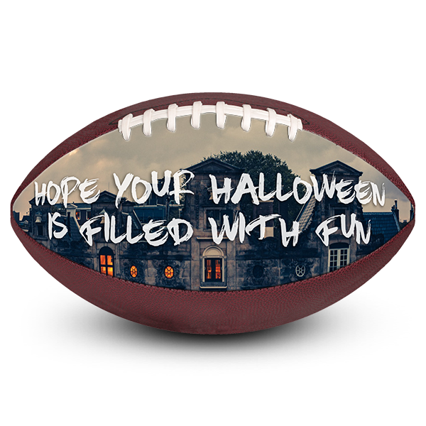 Custom football halloween fan party favor gift