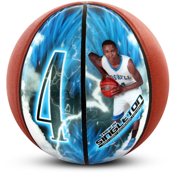 Customized best photo sports basketball for team players