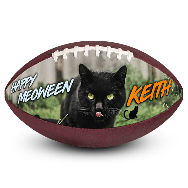 Personalised football halloween fan party favor gift for coach designs