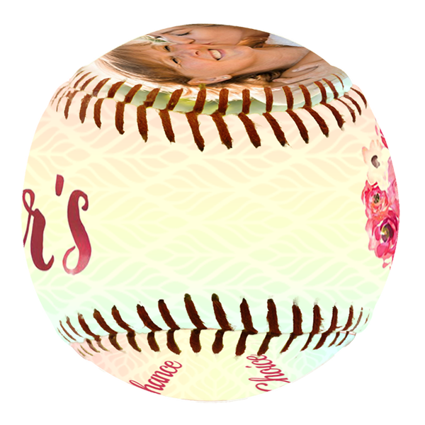 Personalised custom picture perfect softball ideas for mother's day gift