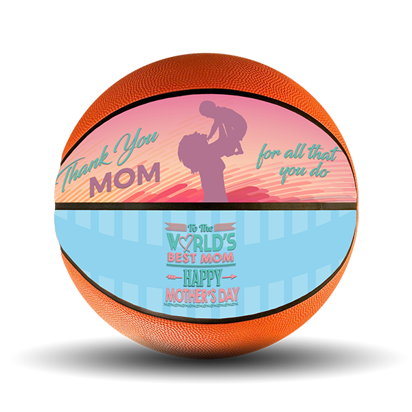 Best idea of basketball with name engraved for mother's day gifts