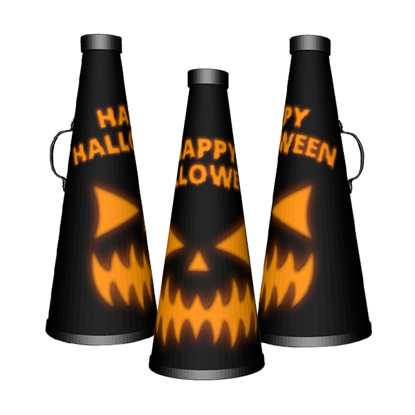 Custom cheerleading megaphones halloween gift for fan