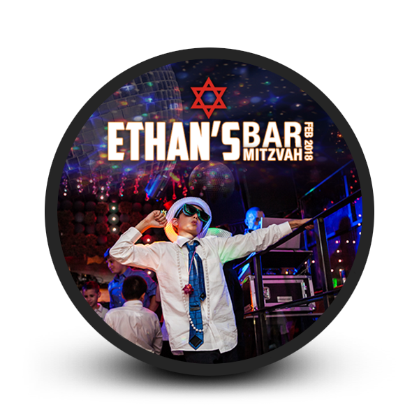 Best photo sports personalized hockey puck bar mitzvah athlete sports fan party favor