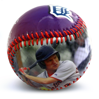 Personalized best picture softball bar mitzvah athlete sports fan party favor