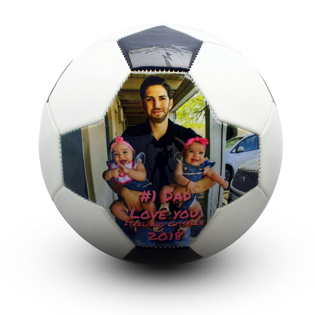 Custom fathers day soccer gift