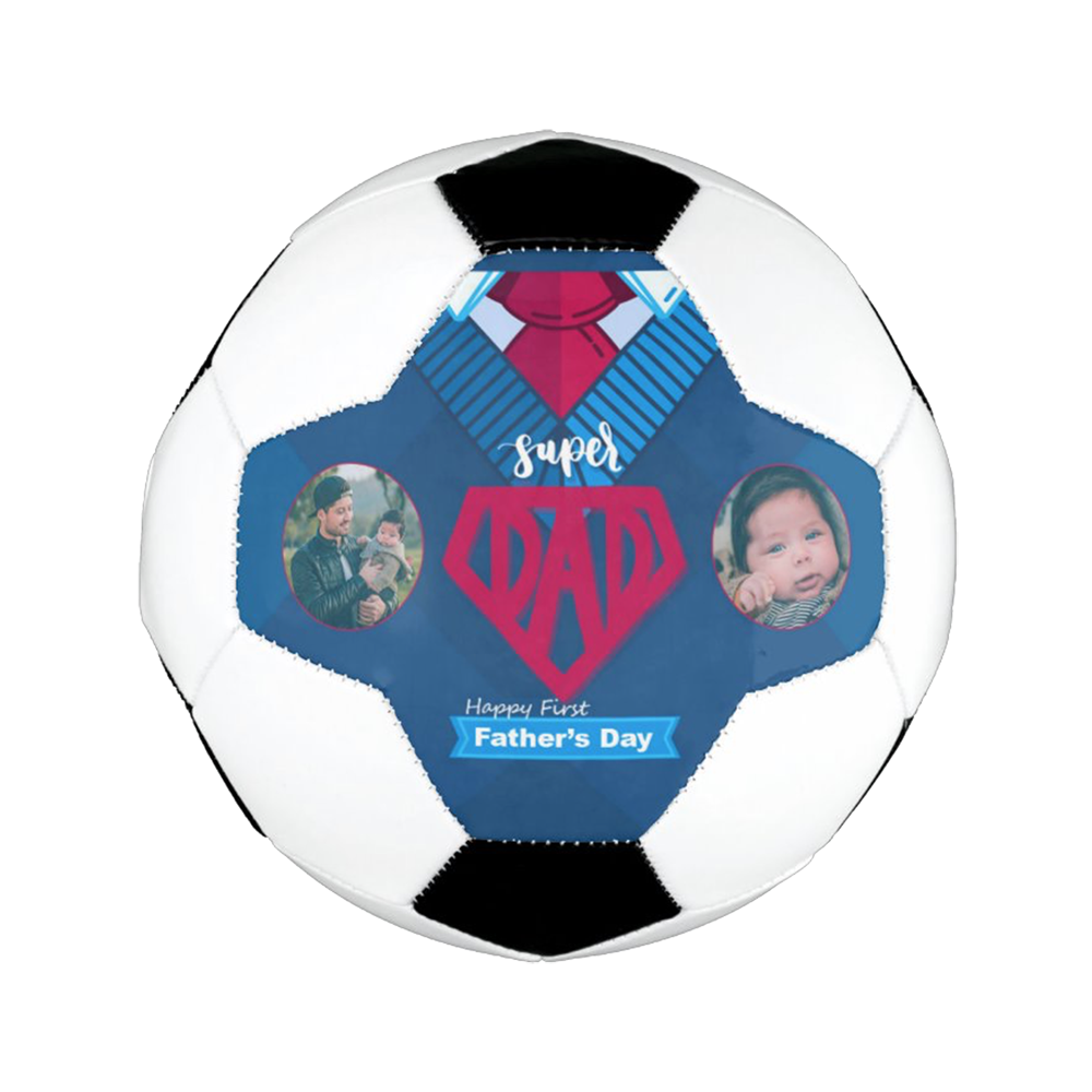 Custom fathers day soccer gift