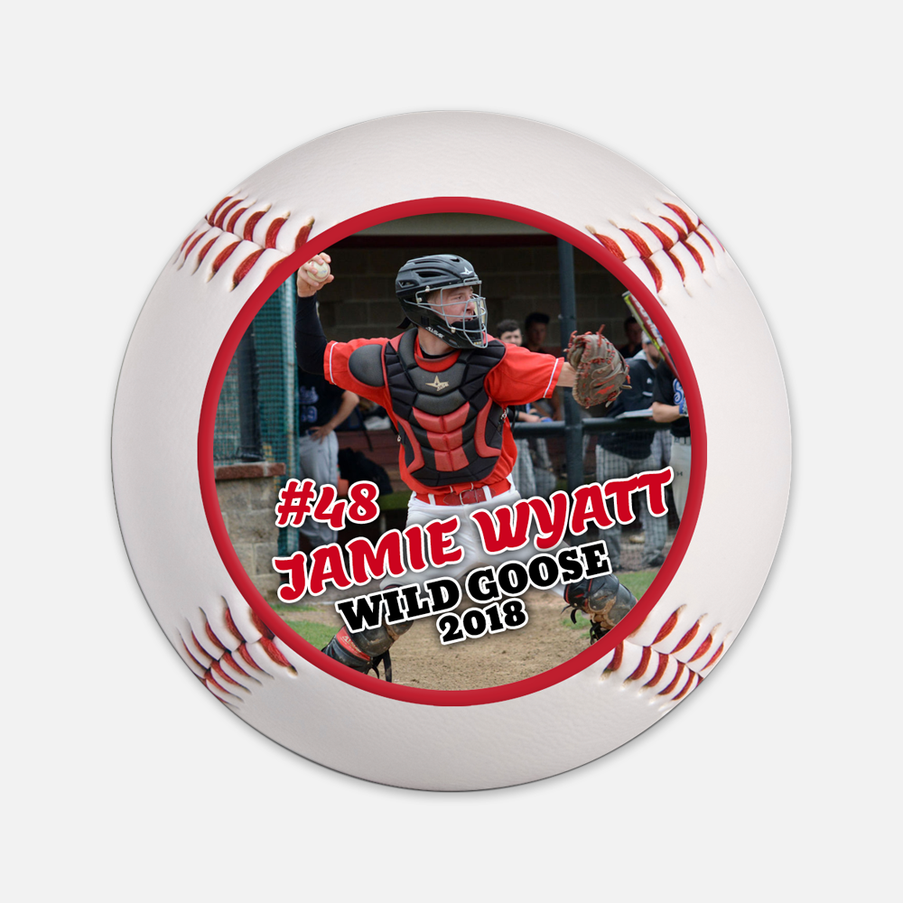 Custom senior night baseball gift