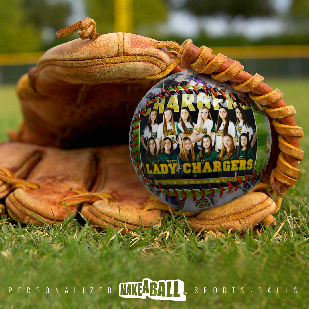 Customized designed senior night softball gift