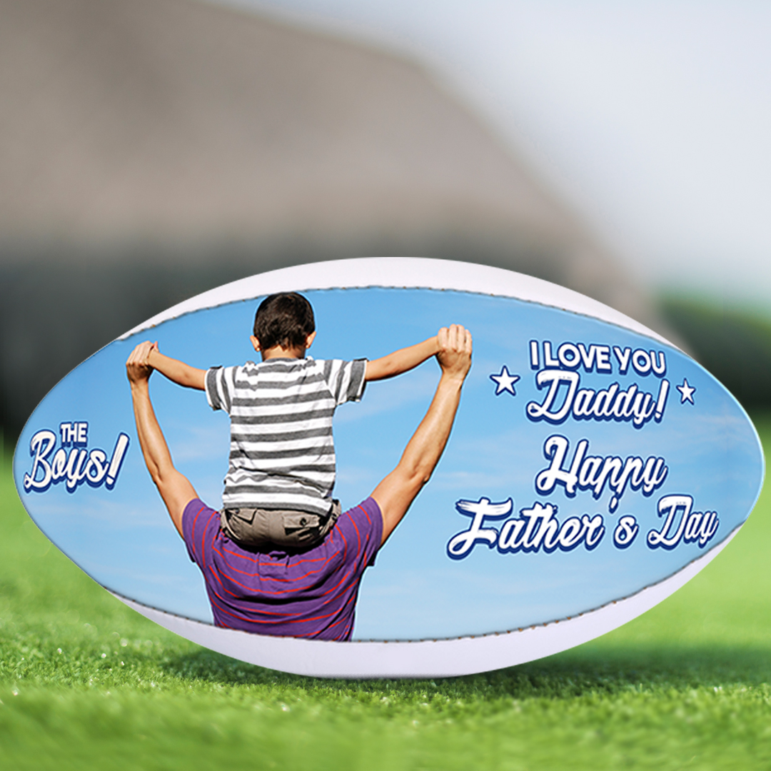 Picture fathers day gift rugby