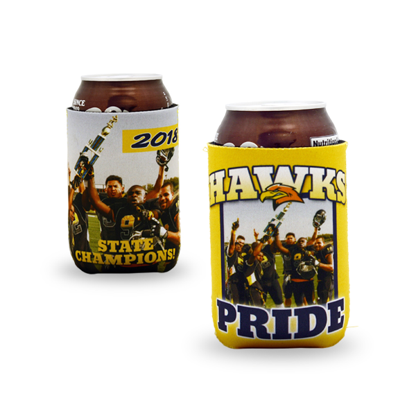 Picture senior night baseball koozie party favor