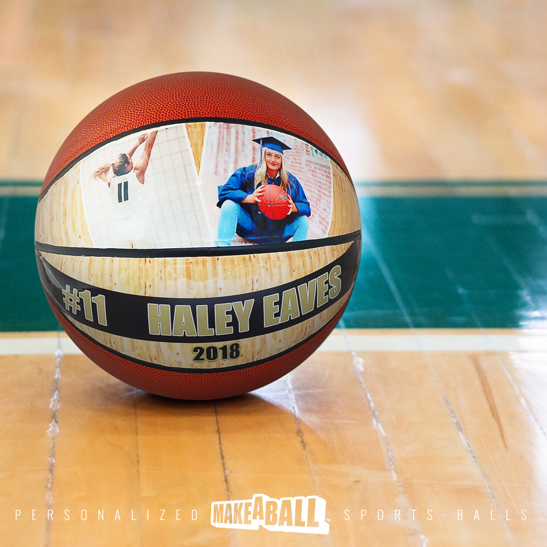 Personalized basketball senior night gift