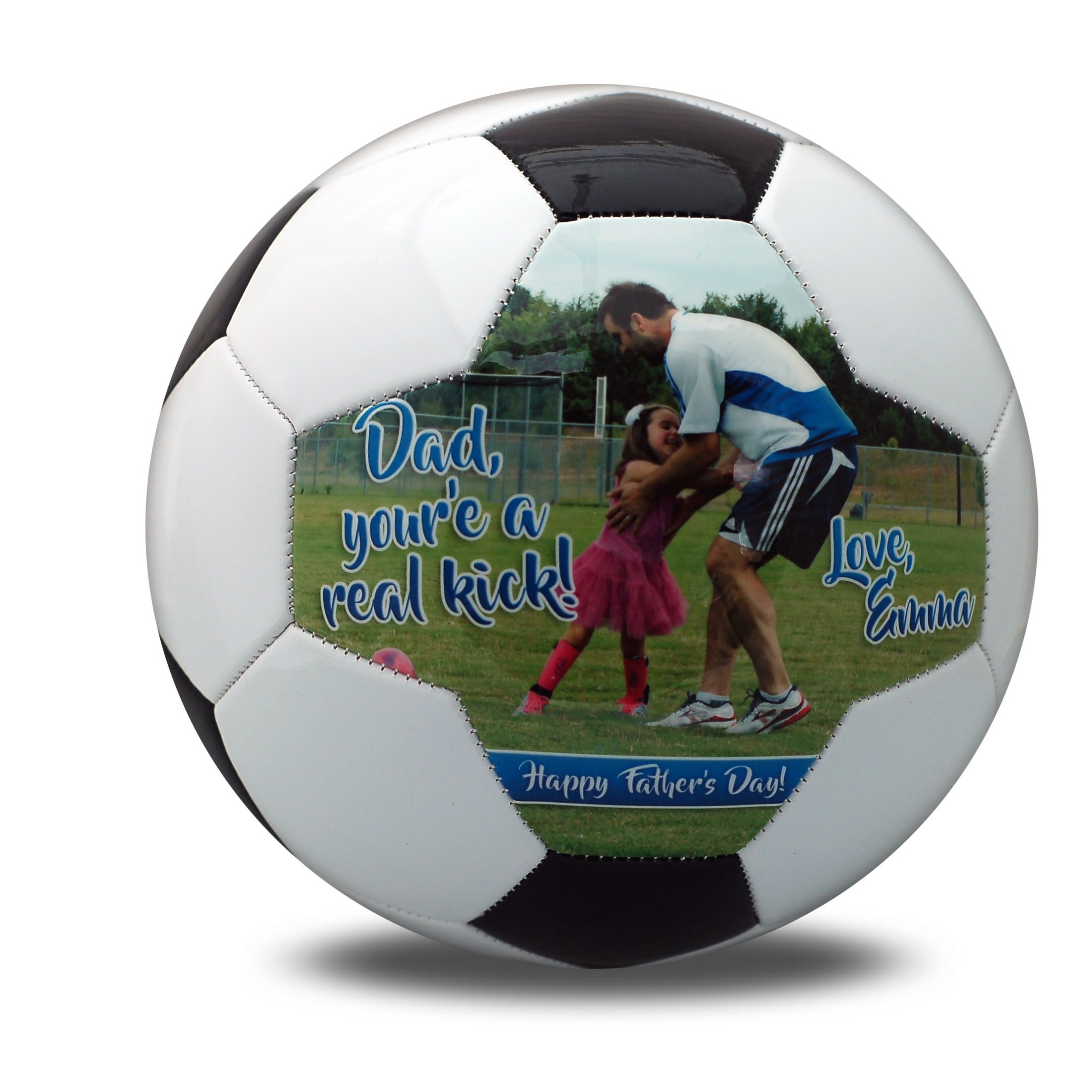 customized father’s day soccerball