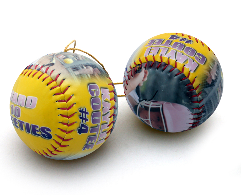 Personalized best picture perfect softball ornament gifts