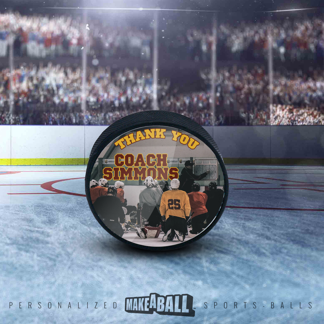 Custom coach hockey gift