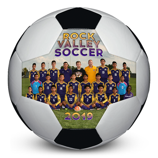 Custom soccer ball magnet gift for fan