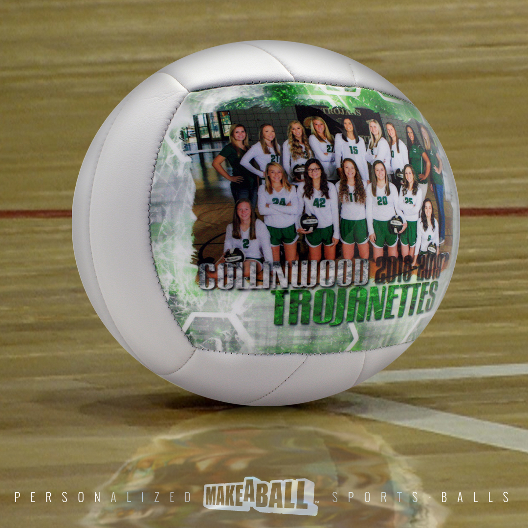 Custom coach volleyball gift