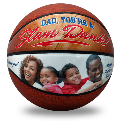 Custom engraved basketball ideas for fathers day