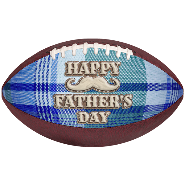 Custom logo and printed footballs for fathers day