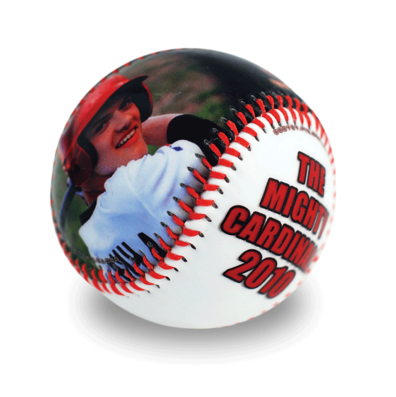 Customised picture perfect baseball groomsmen gift idea for athlete sports fan party favor