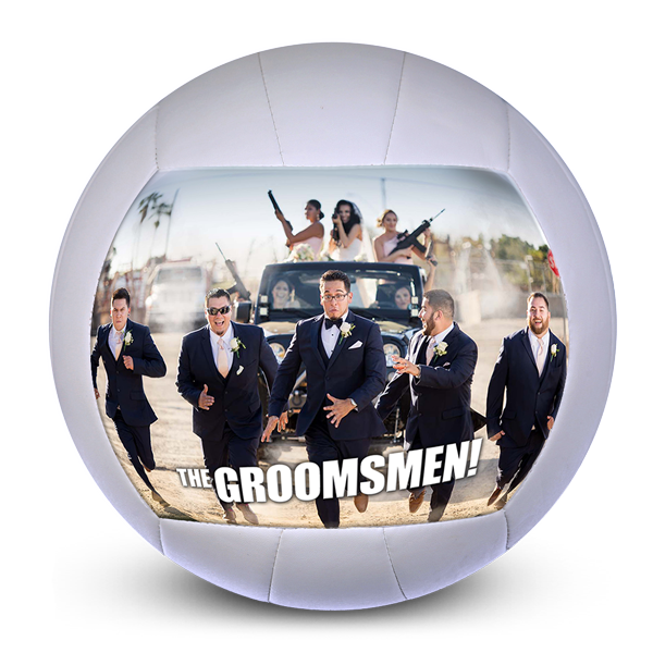 Best photo sports personalized volleyball groomsmen gift for fan