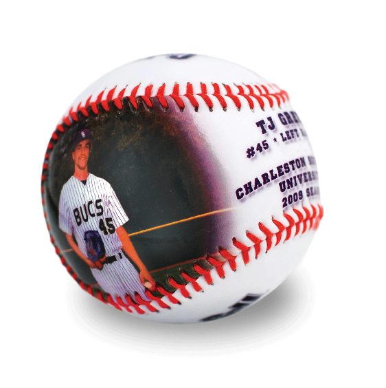 Best photo sports personalized baseball holiday gift idea for athlete sports fan party favor