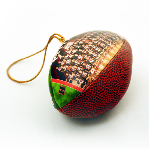 Custom football ornaments awesome gift