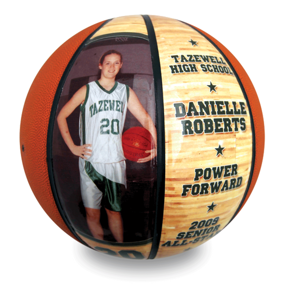 Customized basketball