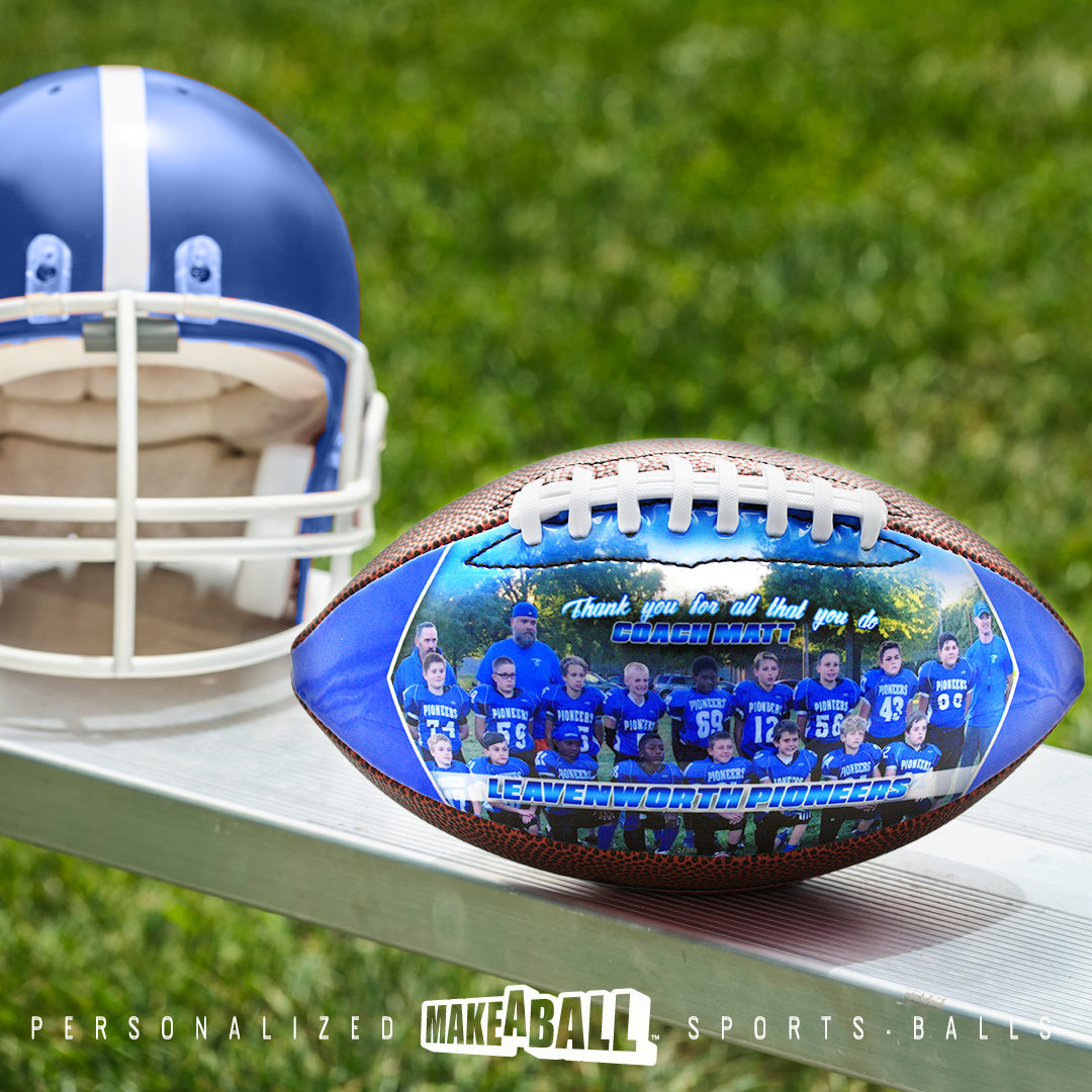 Personalized football gift for your coach