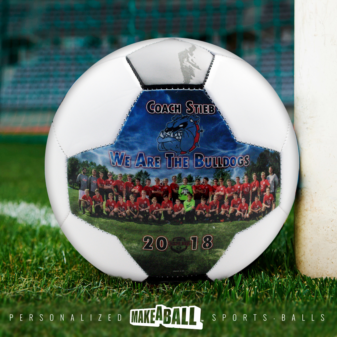 Personalized soccer ball gift for your coach