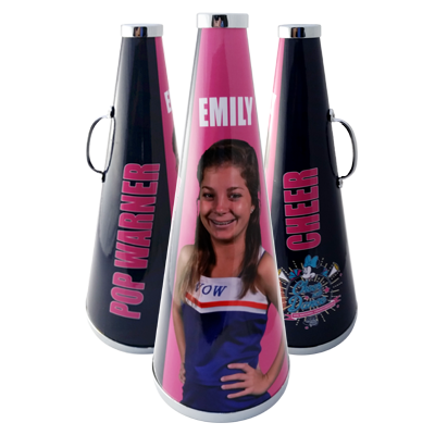Personalised sports gifts cheer megaphone youth sports league