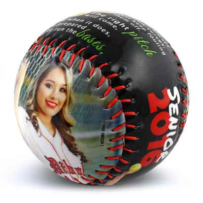 Personalised custom picture perfect senior softball all star or mvp award gift